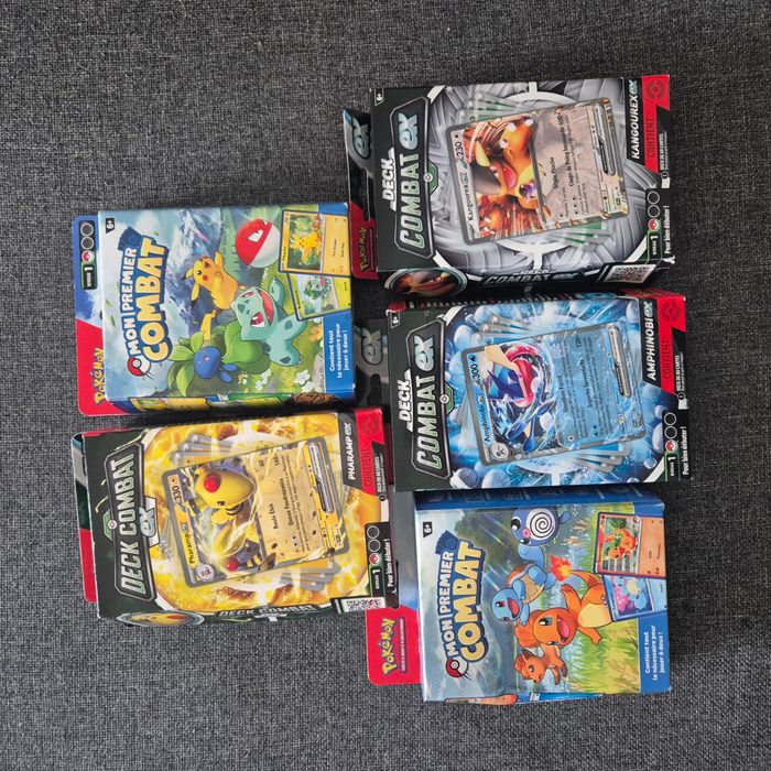 Deck Pokemon : Lot de 5 Decks