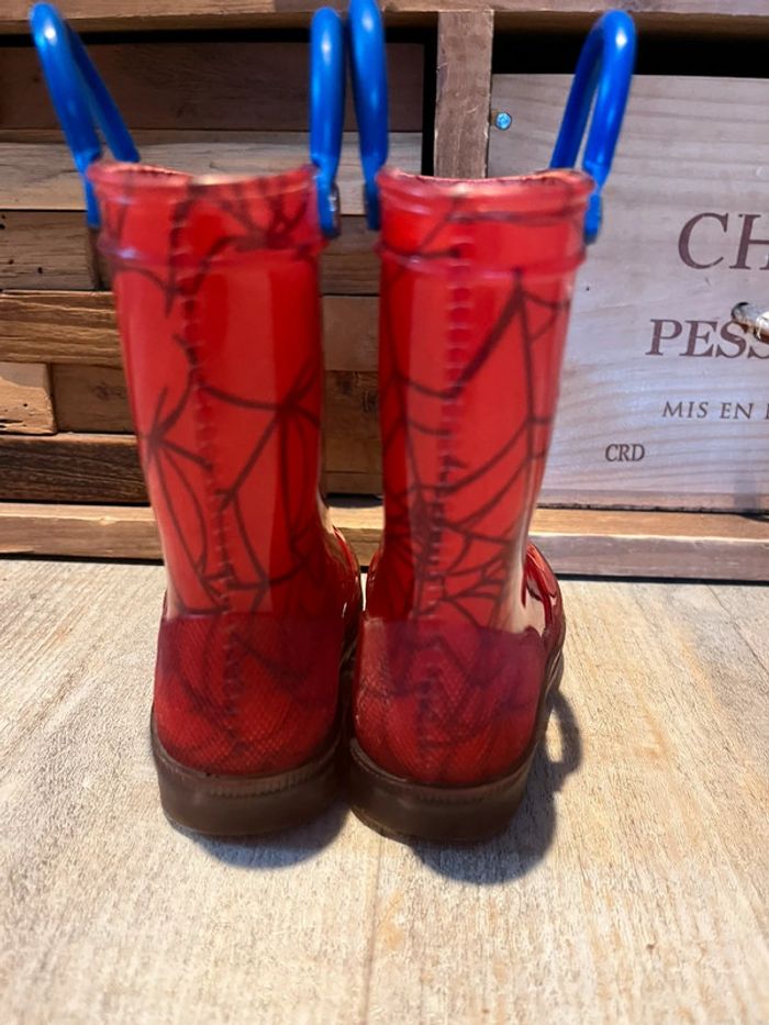 Bottes de pluie spiderman - photo numéro 3
