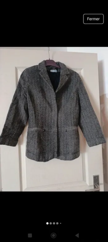 🎀 blazer Vintage ! 💯 Laine, taille 40 , maison 1.2.3