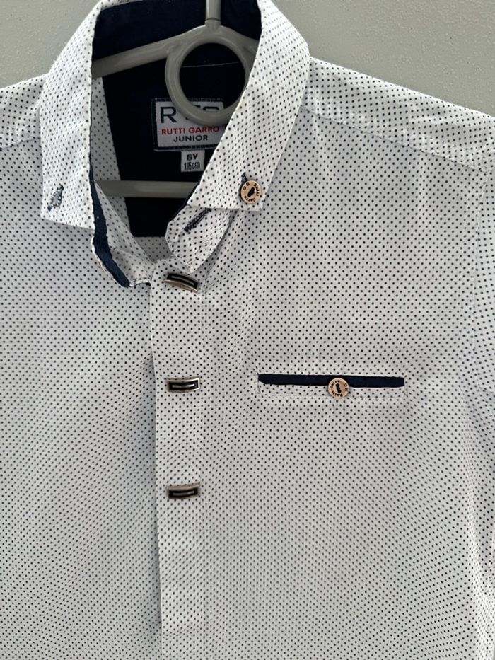 Magnifique chemise cérémonie petit pois - photo numéro 2