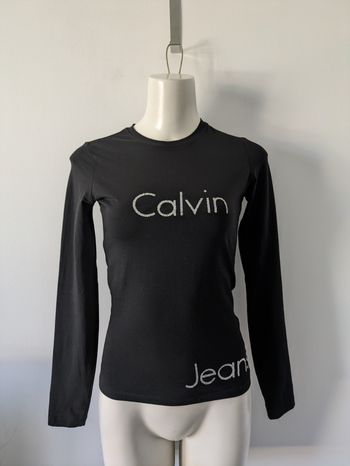 Top manches longues Calvin Klein jeans taille S