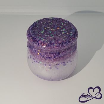 Pot Winnie mauve pailleté !!