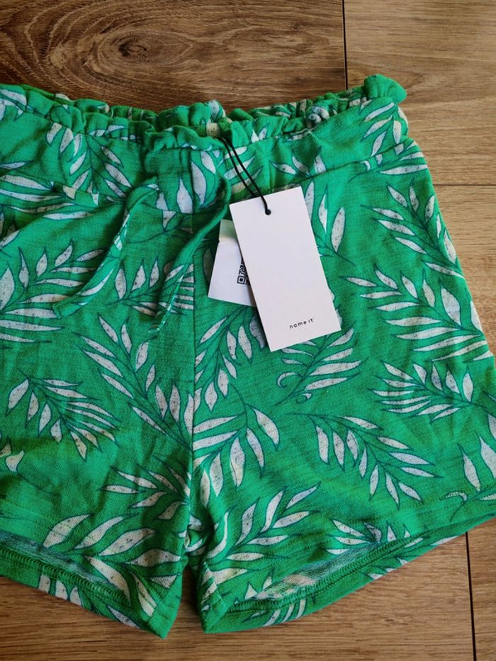 Short imprimé vert name it 11 ans - photo numéro 2