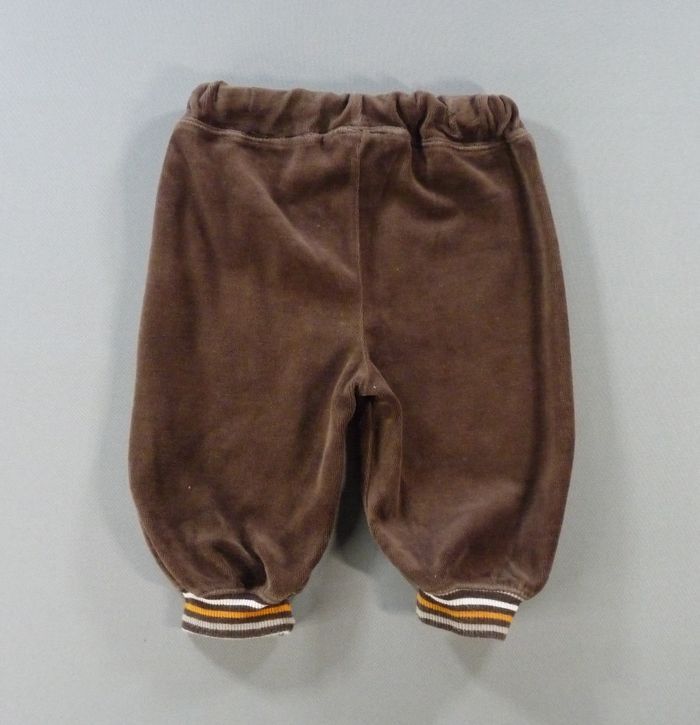 Pantalon jogging velours marron H&M DISNEY 4 – 6 mois 68 cm garçon - photo numéro 3