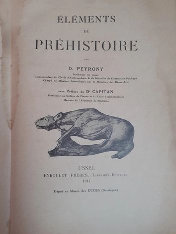 Éléments de préhistoire par D. Peyrony
