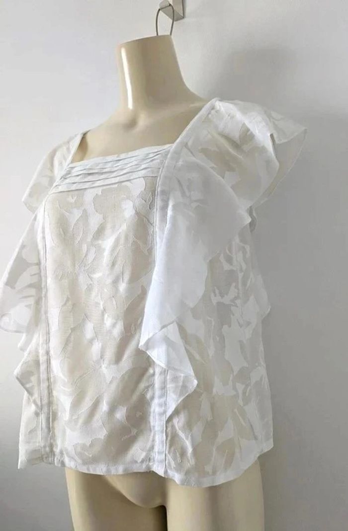 Débardeur blanc vintage - Micmac St Tropez - taille 36 - photo numéro 3