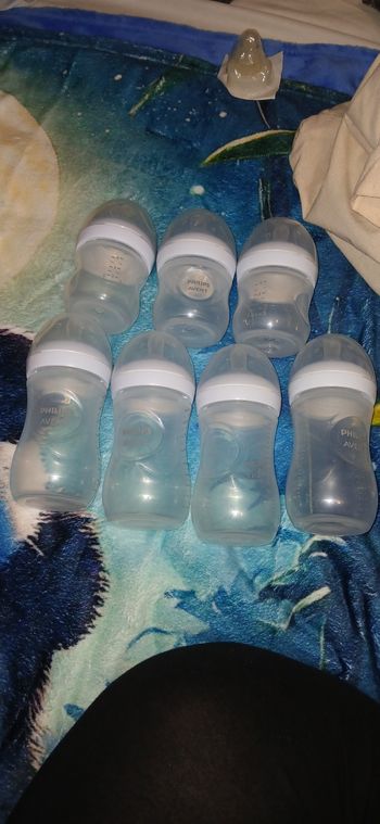 Lot de 7 biberons avent