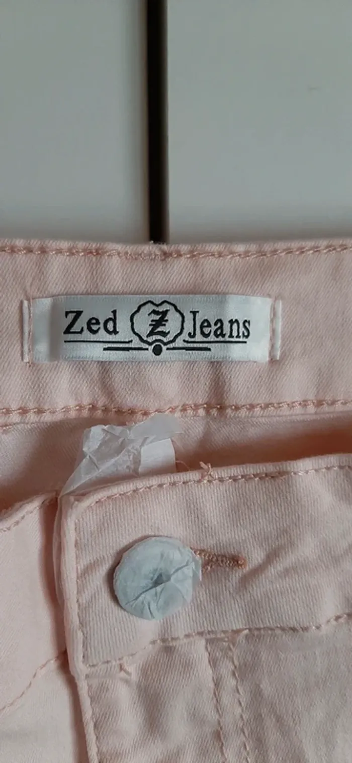 Jean rose pâle skinny t44 - photo numéro 3