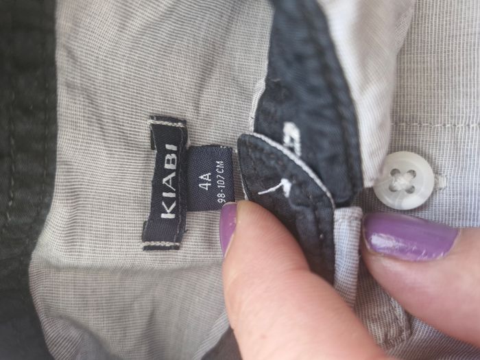 Chemise manches longues 4 ans Kiabi Gris - photo numéro 3