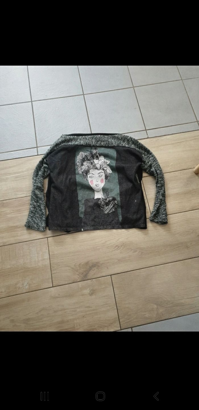 Veste zippée femme originale 38 M