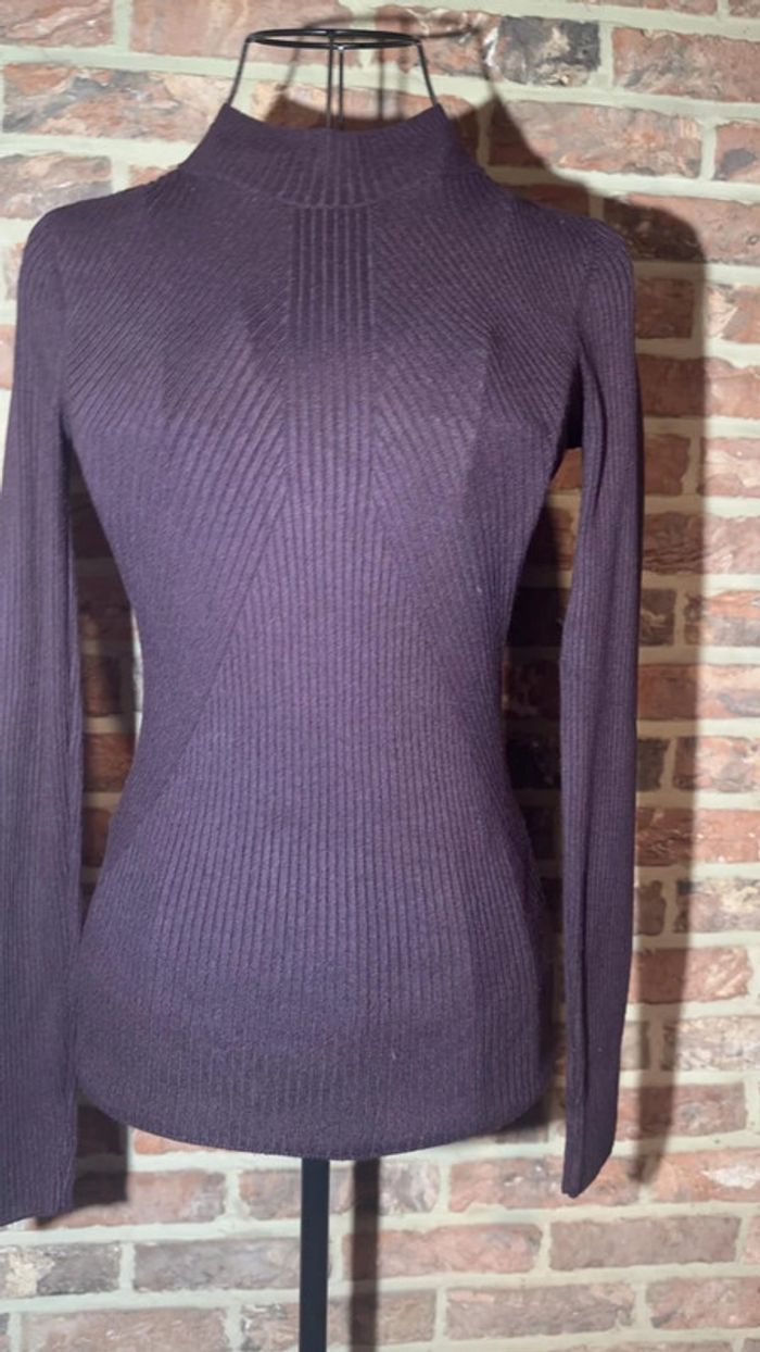 Haut brun longues manches H&M Taille XS / 34 - photo numéro 3