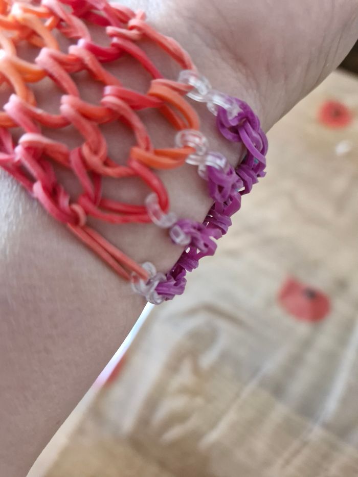 Joli petit bracelet arc en ciel - photo numéro 5