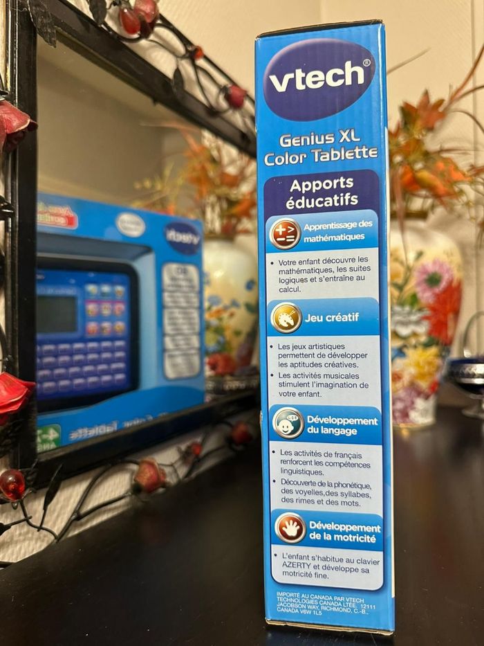 La tablette VTech genius Xl color bleue jeu apprentissage - photo numéro 2