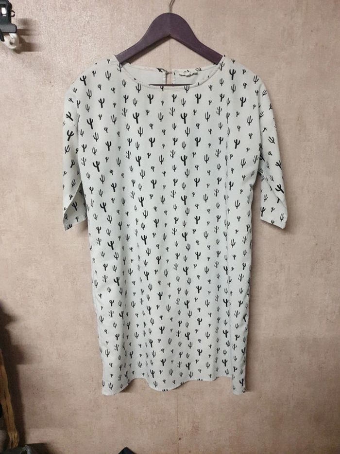 Robe mi longue fluide