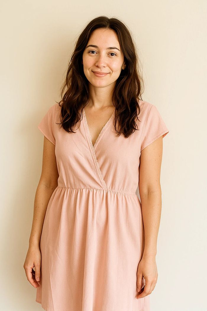 Robe courte rose femme – Molly Bracken - Taille L