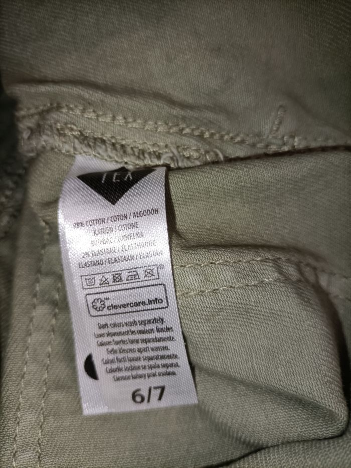 Jupe jean kaki 6-7 ans Tex - photo numéro 8