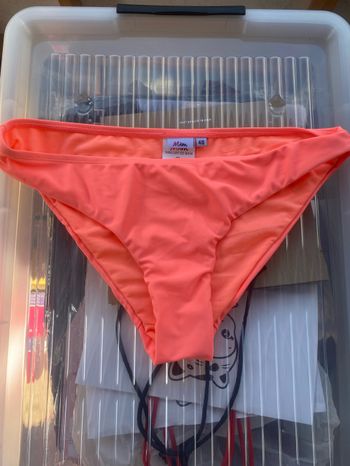 Bas de maillot de bain Mim taille 40 corail