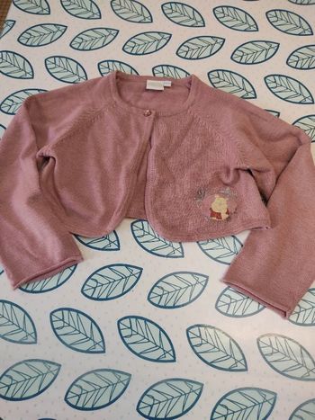 Gilet court fille 3 ans