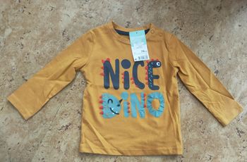 Tee-shirt manches longues bébé garçon taille 9 mois neuf Extenso