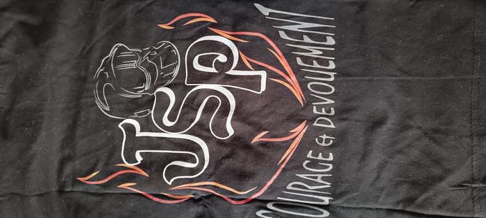 T-shirt jeune sapeurs pompiers - photo numéro 5