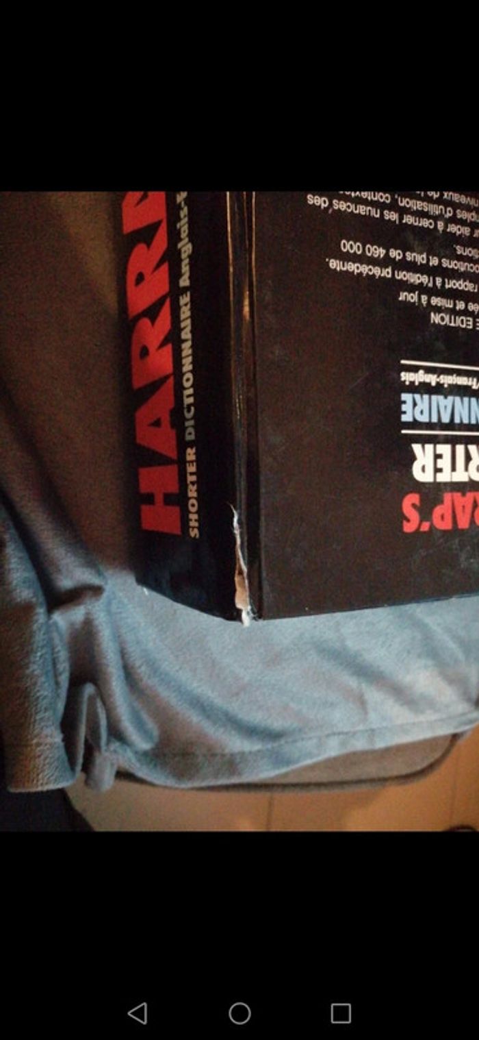 Dictionnaire Harrap's Anglais Français / Français Anglais - photo numéro 2