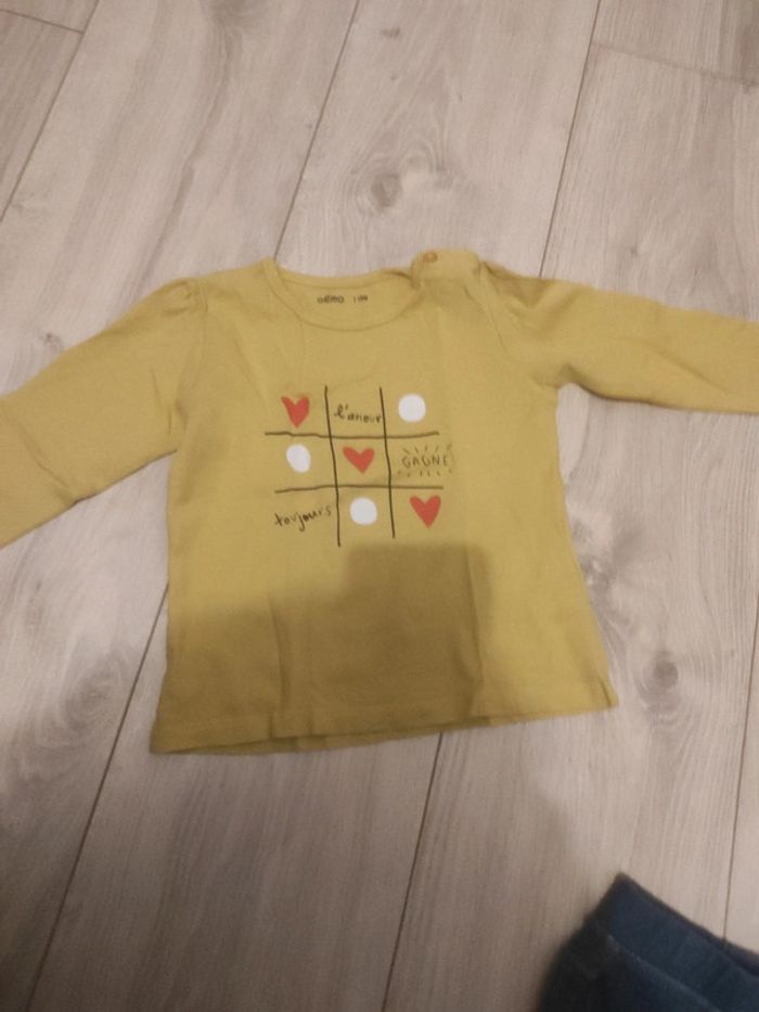 Ensemble tee-shirt manches longues+ jegging 18m - photo numéro 4