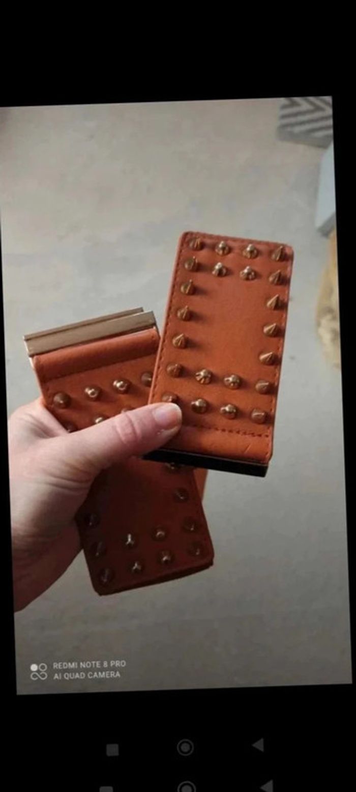 Ceinture Camel clous dorés élastique 70/90 cm - photo numéro 8