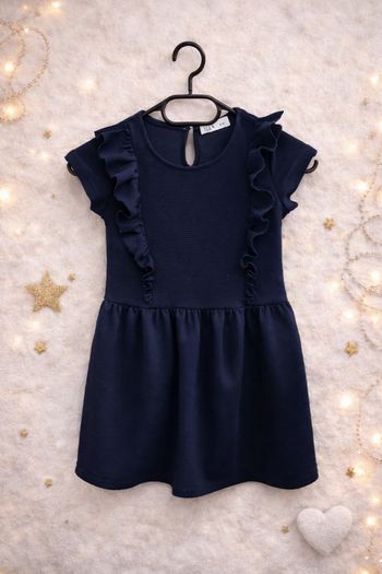 Robe fille bleu nuit Tex 4/5 ans