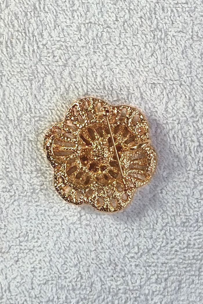 bijou broche / pendentif fleur NEUF - photo numéro 5