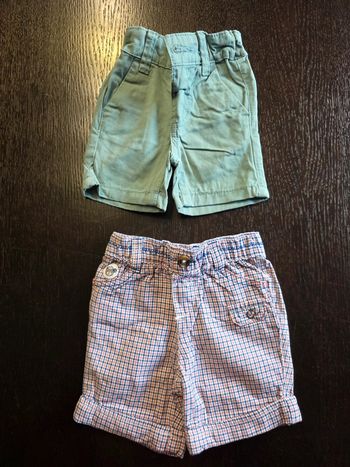 Lot de 2 shorts en 3 mois