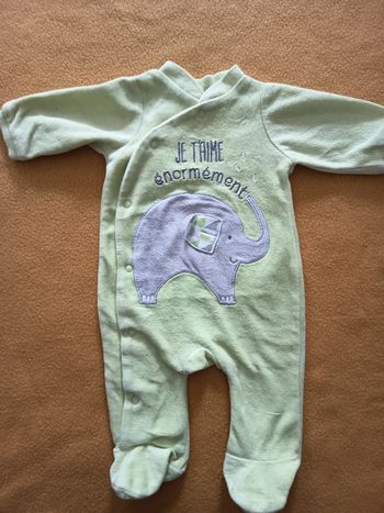 Pyjama 1 mois baby my Gémo