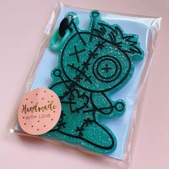 Porte cles poupée vaudou résine - photo numéro 3