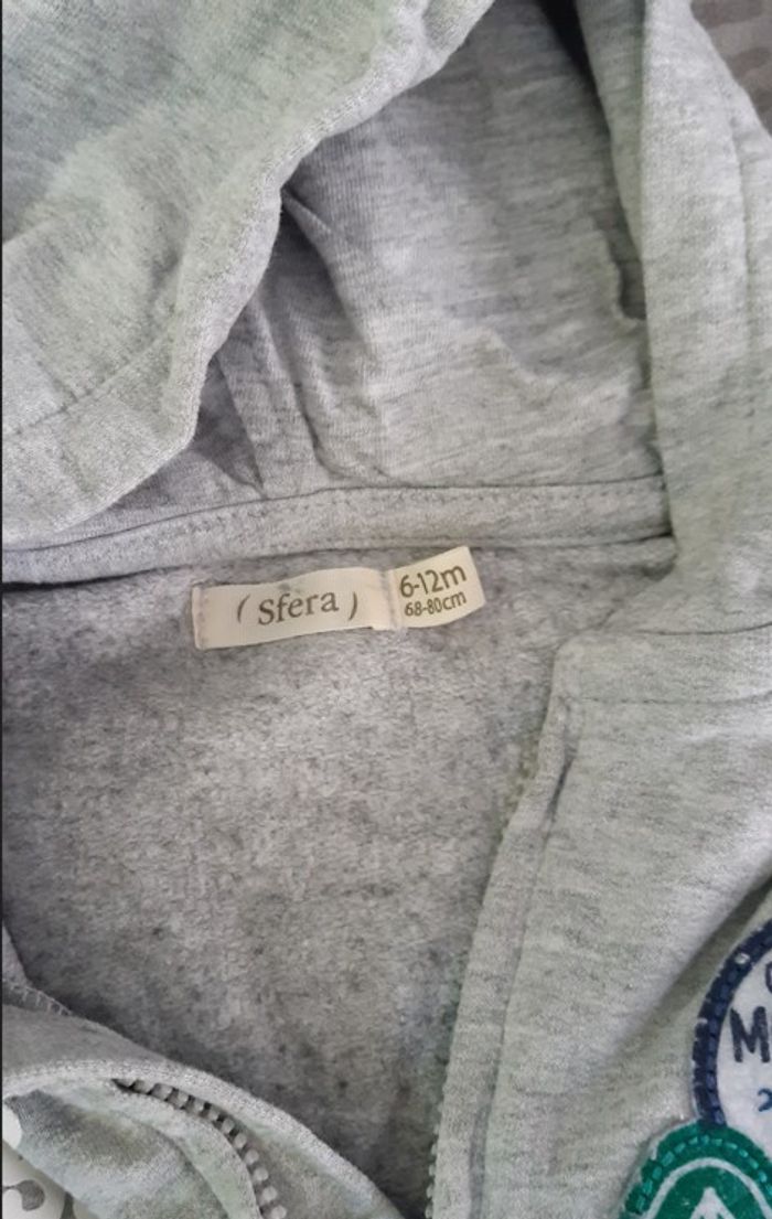 2 gilets Sfera 6-12 mois : - Gilet Sfera, 6-12 mois - photo numéro 2