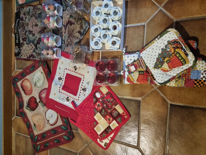 Lot de décorations de table pour noël - photo numéro 2