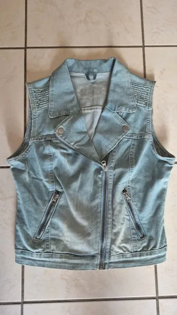 Veste en Jeans sans manche Jennyfer