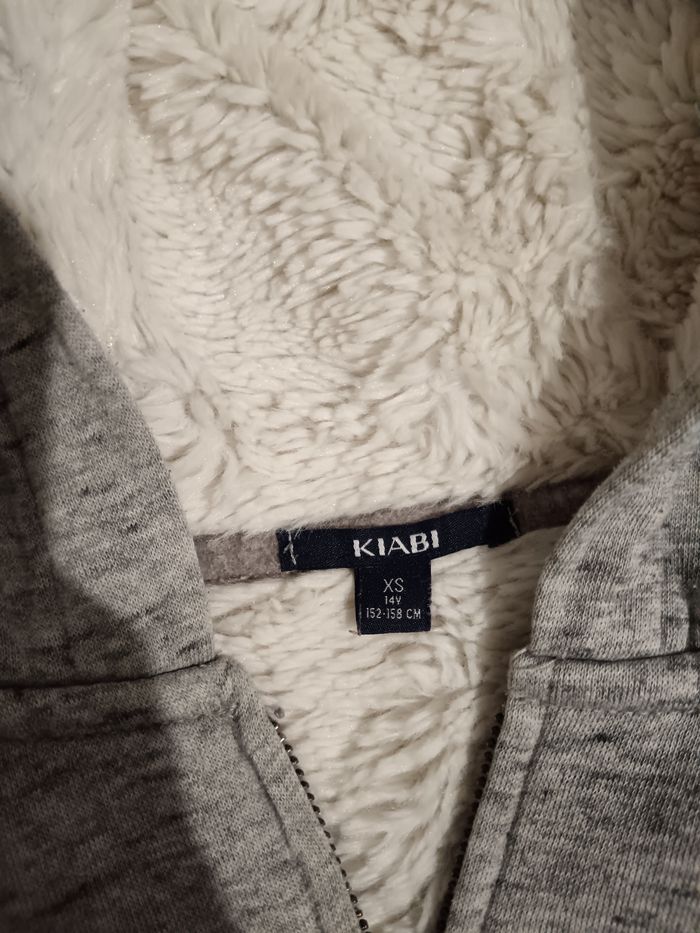 Veste molletonnée à capuche Kiabi 14 ans - photo numéro 2