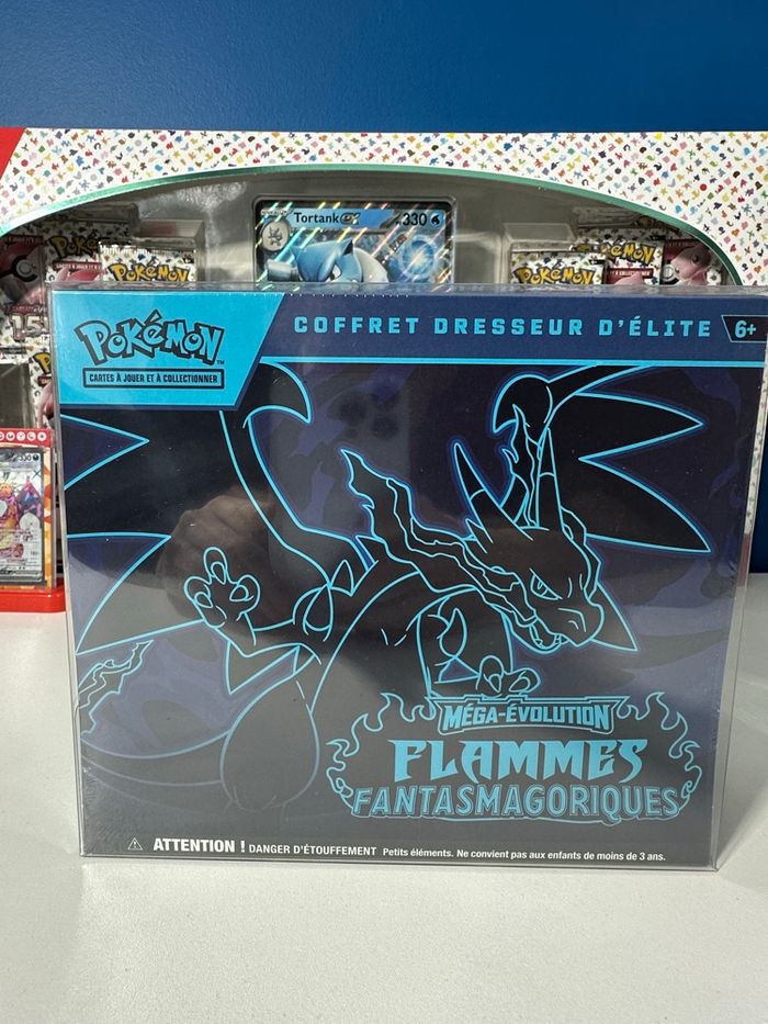 ETB ME02 Flammes Fantasmagoriques - Méga-Dracaufeu X - Scellé - photo numéro 4