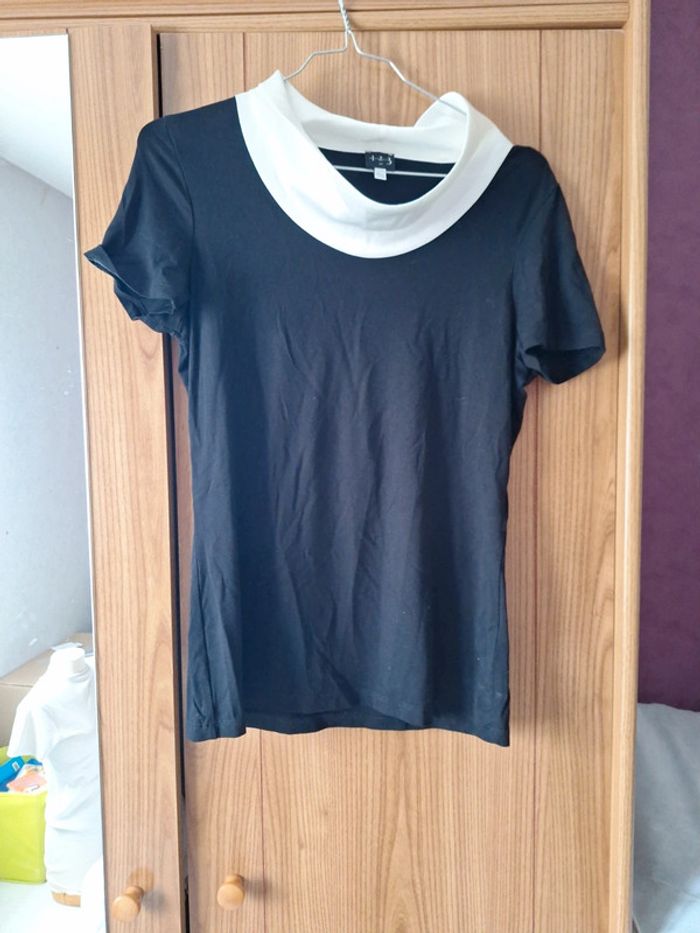 Haut manches courtes 123 noir - photo numéro 2