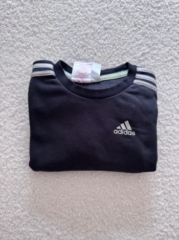 Sweat Adidas bébé – Noir – 18/24 mois – Classique & confortable