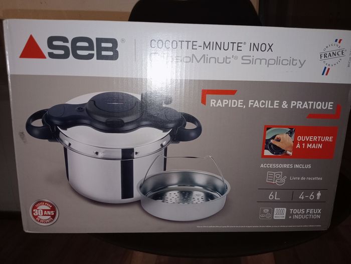 Cocotte minute clipso minut SEB 6 litres