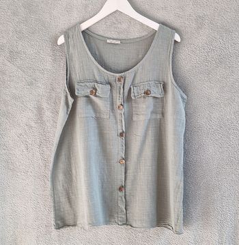 Débardeur kaki Made in Italy taille XL