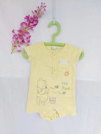 Combishort barboteuse mixte Disney Winnie 6 mois