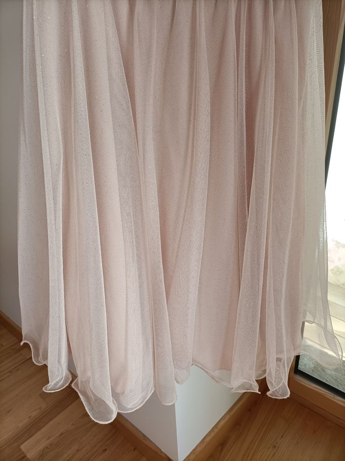 Robe femme 38 Patrice Breal rose poudré tulle soirée cérémonie bretelles ou bustier très bon état - photo numéro 6