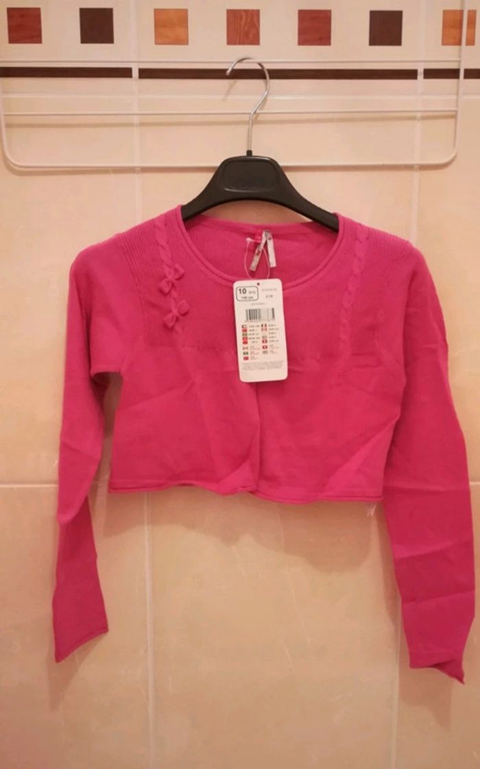 Boléro Neuf Étiqueté T10 ans - V92B