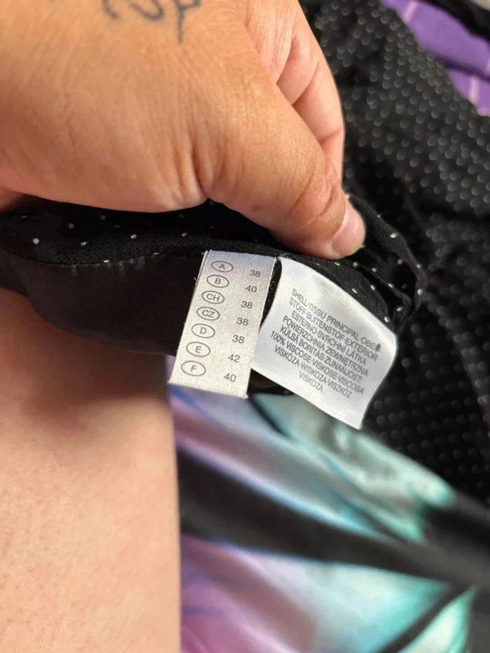 Jupe mi longue à pois taille 40 marque sixth sense • - photo numéro 4