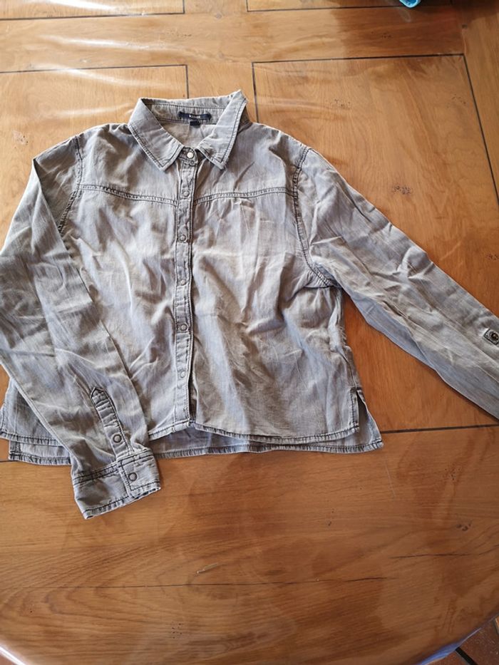 Chemise imitation jean. Fille 14 ans