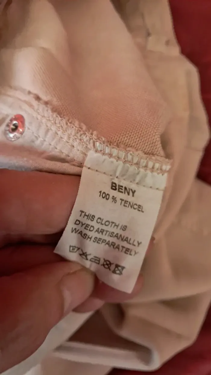 Ensemble Paul david Benson rose beige comme neuf 40 - photo numéro 9