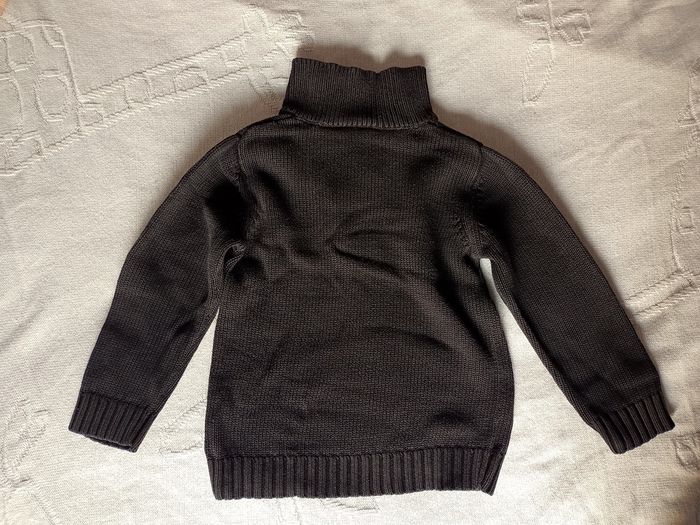 Pull col montant bleu garçon 4 ans NKY - photo numéro 2