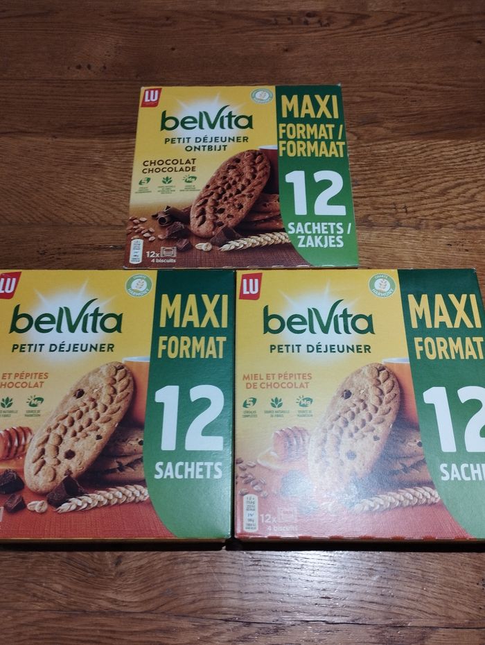 Lot de 3 Belvita đź’š