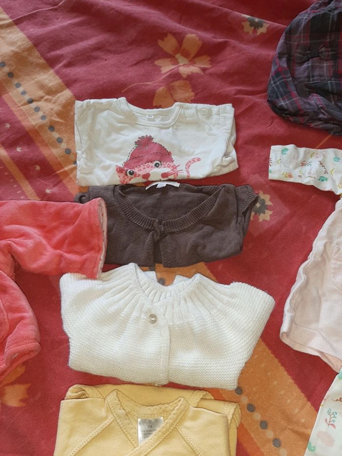 Lot vêtements bébé fille naissance 1 mois - photo numéro 5